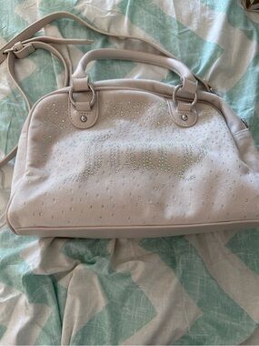 Juicy Couture Light Pink Rhinestone Dome Hobo Bag